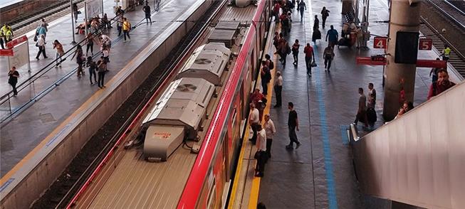 Estação Brás da CPTM, onde borrachões devem ser co