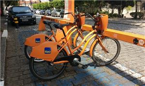 Estação de bikes compartilhadas na Vila Mariana, z