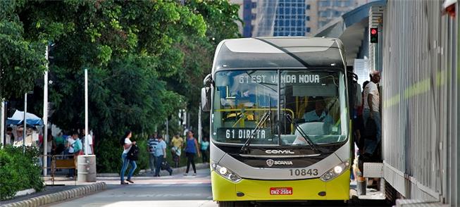 Estação de BRT em Belo Horizonte