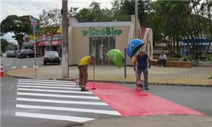 Estação de Ecobike em Indaiatuba