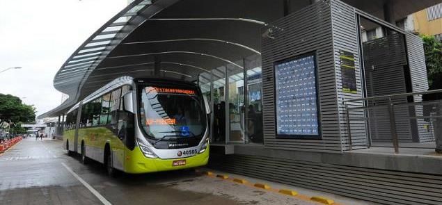 Estação do BRT Move, em Belo Horizonte