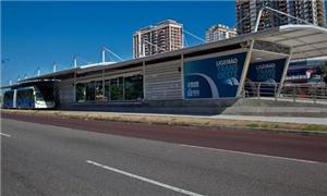 Estação do BRT Transoeste, que agora ganha novo it