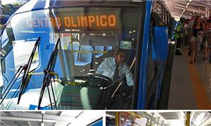 Estação Rio 2, da Transcarioca do BRT, com mais ôn