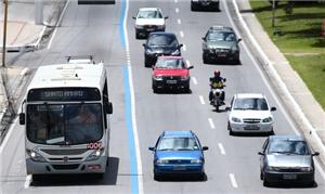 Faixa azul em Maceió é aprovada por motoristas de
