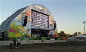 Festa sem acessibilidade em Cuiabá