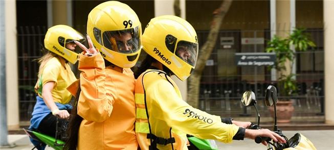 Foto de divulgação do serviço 99 Moto