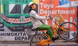 Fotógrafo japonês usa a bike para série fotográfic