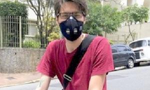 Gabriel resolveu usar máscara após sentir dores de