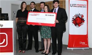 Ganhadores do prêmio internacional EDP University