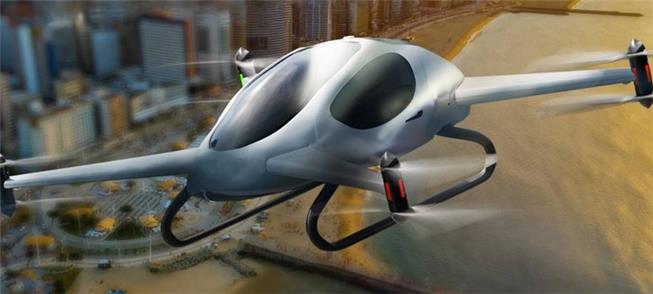 Gênesis G-X1, veículo voador autônomo, 100% elétri