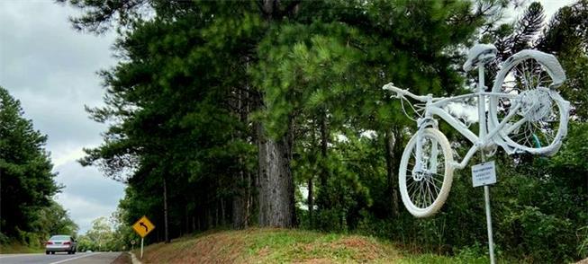 Ghost bike em Veranópolis (RS)