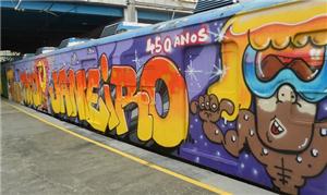 Grafites homenagearam os 450 anos do Rio