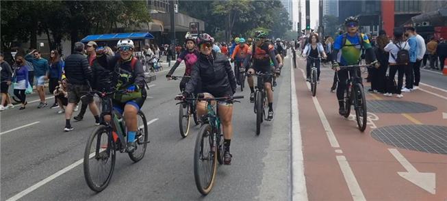 Grupos de pedal de São Paulo fazem encontro na Câm