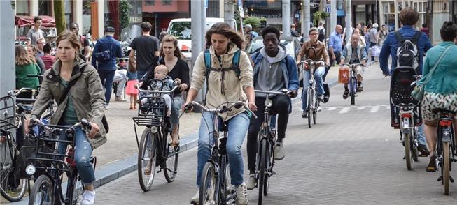 Holanda: $ 0,21 euro/km para quem vai de bike