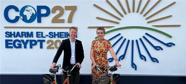 Holanda na COP 27: bikes e pés para chegar ao even