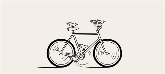 Ilustração de Matt Blease no Origin Cycling