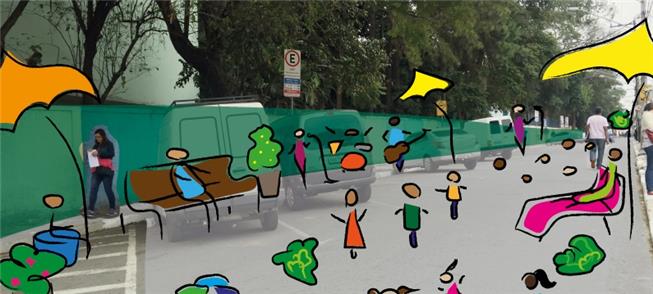 Ilustração do evento Rua Para Todos, em São Miguel