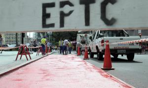 Implantação da ciclovia da Rua Sete de Setembro co