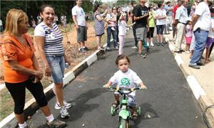 Inauguração de ciclovia em Itatiba