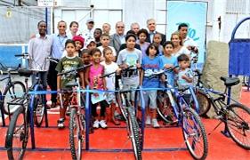 Inauguração do novo bicicletário