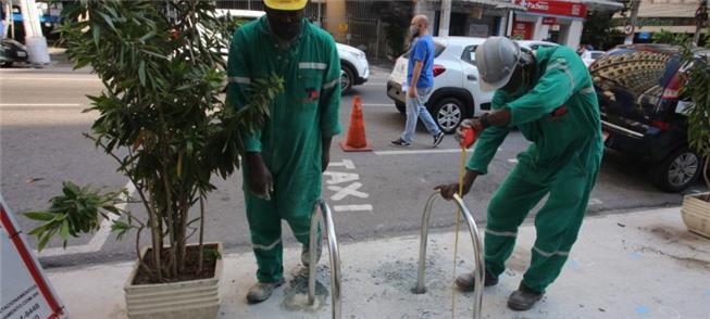 Instalação de paraciclos em Niterói