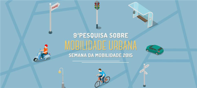 Lançada hoje (22) a Pesquisa sobre Mobilidade Urba