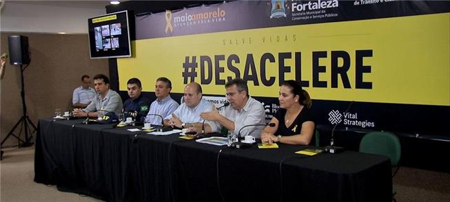 Lançamento da campanha: Salve Vidas, #desacelere