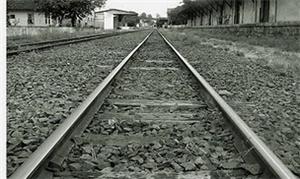 Linha do trem em Joinville