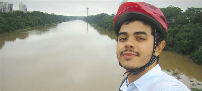 Luan Rusvell, que percorre Teresina para avaliar a