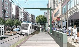 M-1 Rail é o novo bonde de Detroit, nos Estados Un