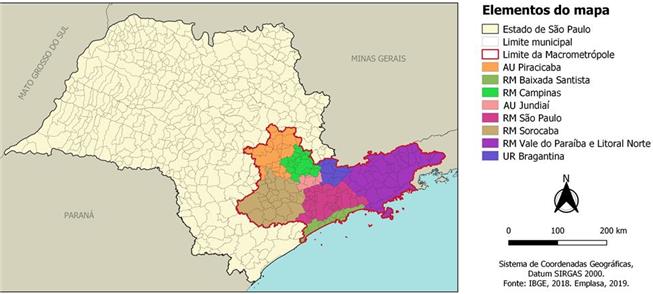 Macrometrópole Paulista: 173 municípios no estado