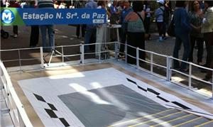 Maquete mostra onde moradores querem construção do