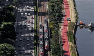 Marginal do rio Pinheiros, em São Paulo