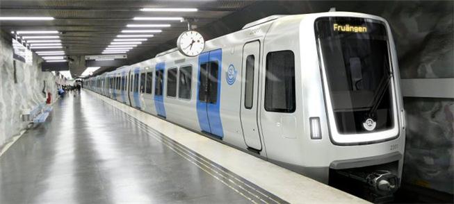 Metrô de Estocolmo terá novos trens