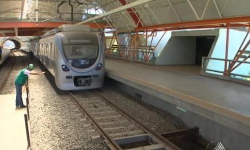 Metrô de Salvador, ainda em testes