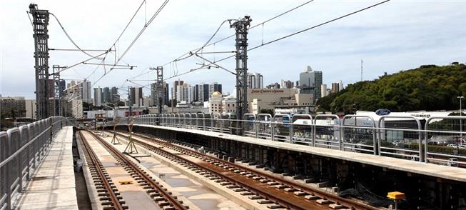 Metrô de Salvador em fase de conclusão de obras da