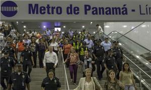 Metrô do Panamá, que foi inaugurado nesta sexta-fe