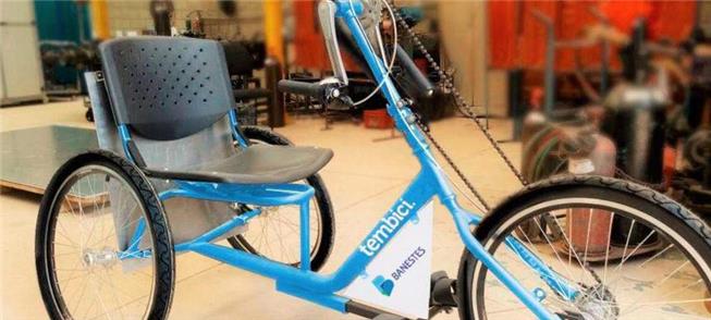 Modelo de bike para pessoas com mobilidade reduzid