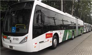 Modelo de ônibus elétrico da EMTU