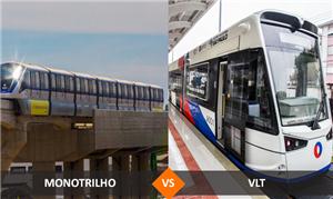 Monotrilho ou VLT, qual o melhor?