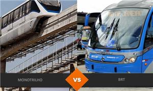 Monotrilho X BRT: qual a melhor opção?