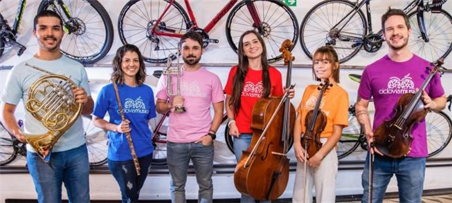 Música e bicicleta: Ciclovia Musical faz lives nas