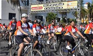 Na capital do Ceará, passeio reúne 1.700 ciclistas
