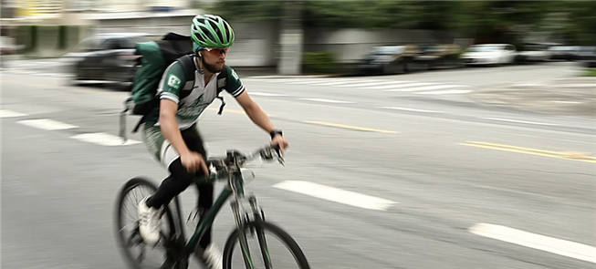 Negócio social realiza delivery com bikes em São P