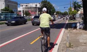 Nova ciclofaixa tem 3,5 km de extensão