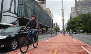 Nova ciclovia da Avenida Paulista