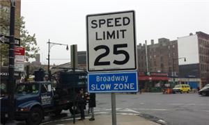 Nova York, 40 km/hora em toda a cidade!