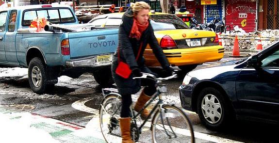 Nova York tem uma rede de 700 km de ciclovias