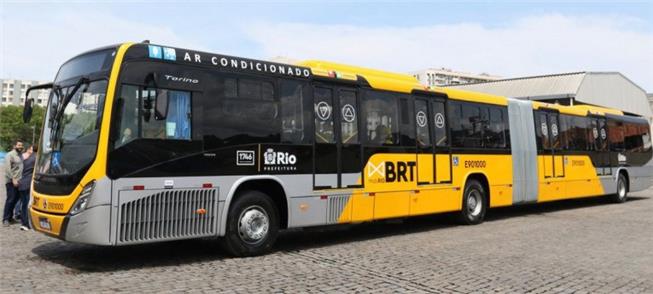 Novos ônibus articulados para o BRT do Rio de Jane