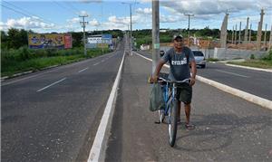 O ciclista Marcos Antônio da Silva Nunes, de 37 an